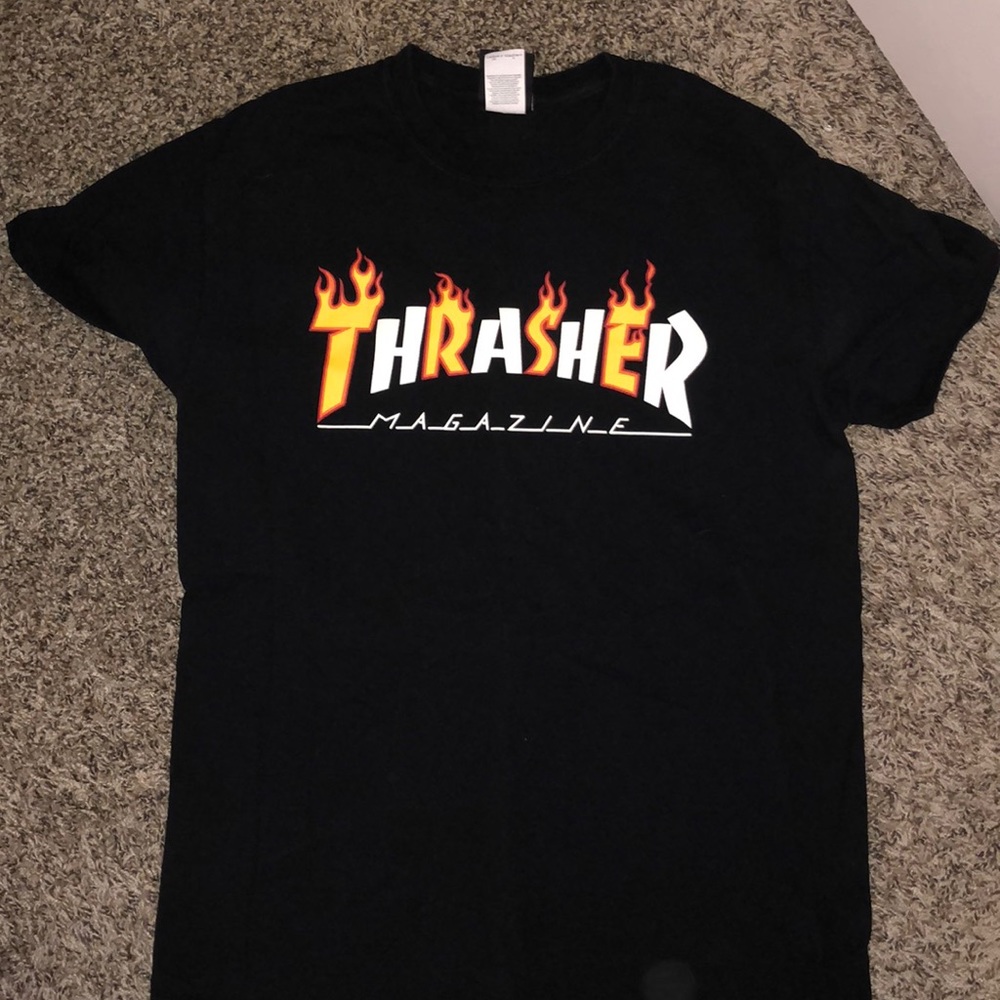 Thrasher Mag Flame Tee
